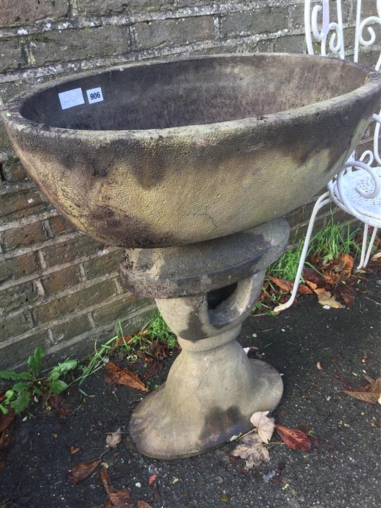 Garden trough on stand